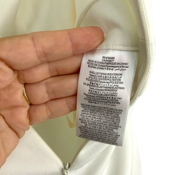 BCBGeneration Skort Romper White Size XS NWOT $98 MSRP - Picture 4 of 8